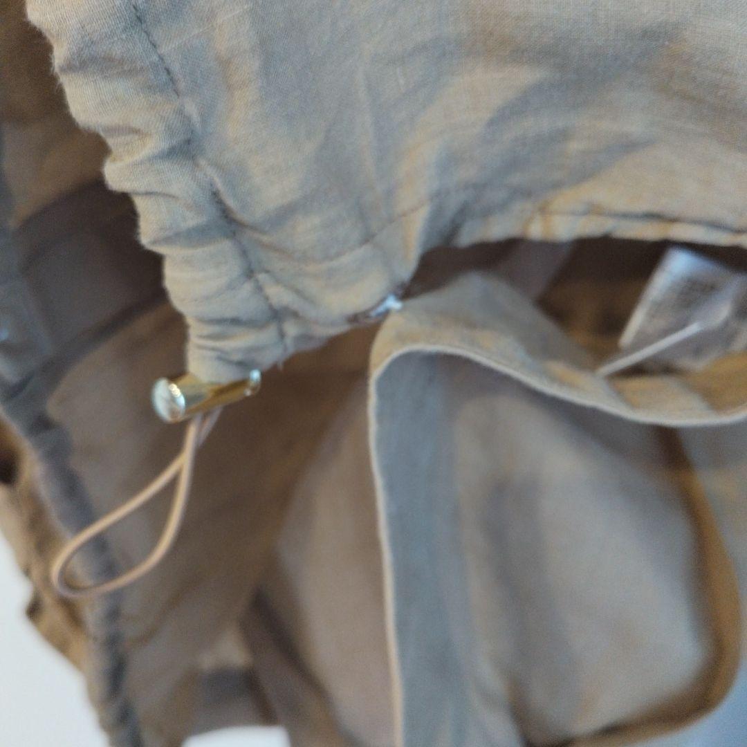 【値下げ】DouDou　リネンドロストフレンチシャツ　　ベージュ