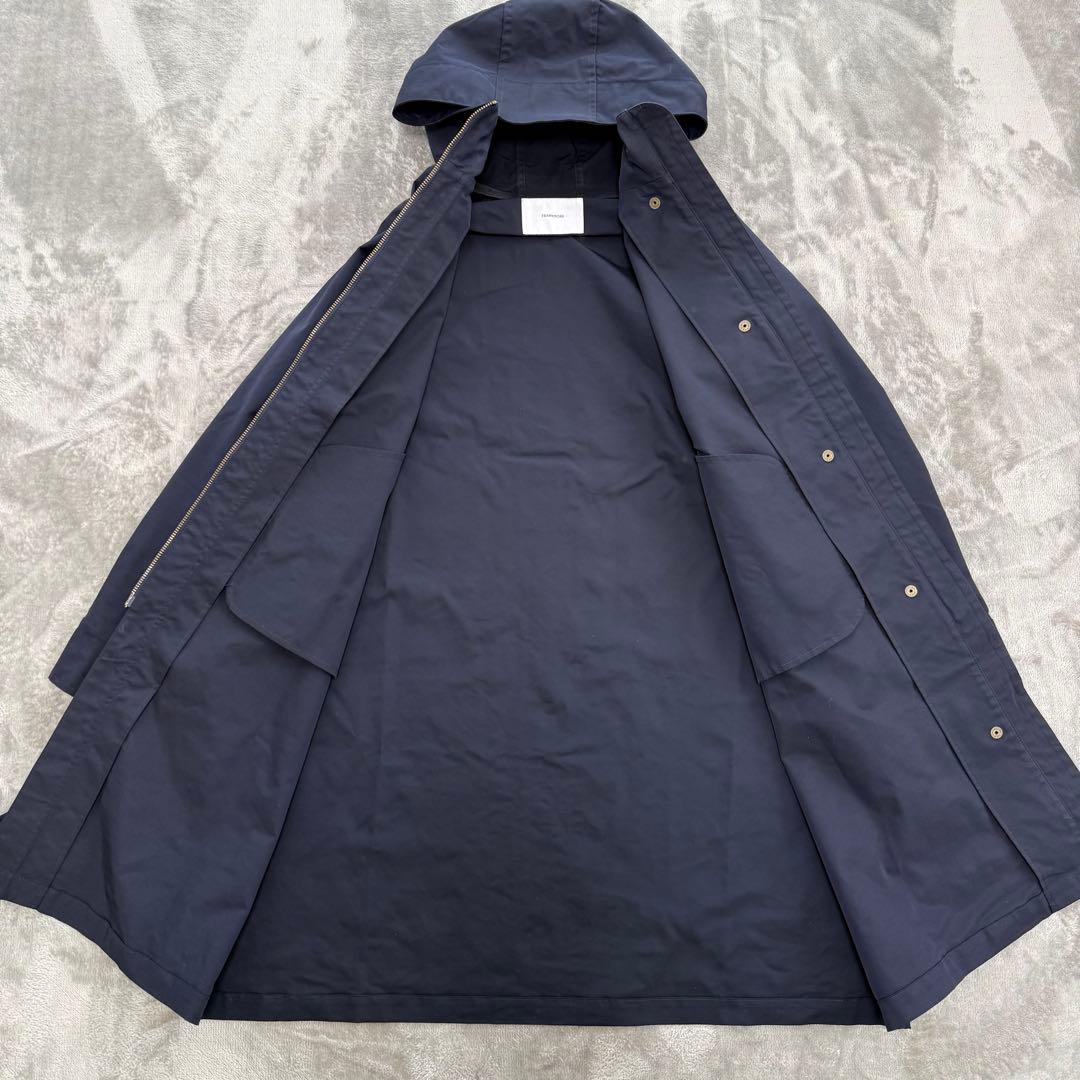 フレームワーク 撥水フーディーコート ネイビー