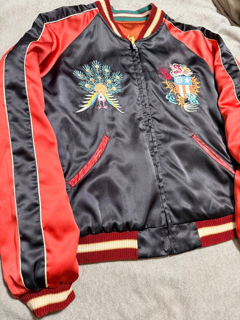 ２面用 テーラー東洋 USS 龍鷲 日本限定 スカジャン unisex サテン