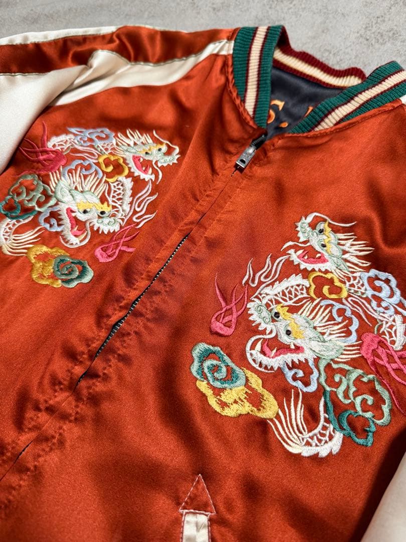 ２面用 テーラー東洋 USS 龍鷲 日本限定 スカジャン unisex サテン