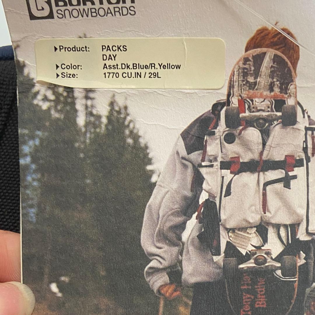 【未使用】OLD BURTON 90s バックパック Y2K イエロー