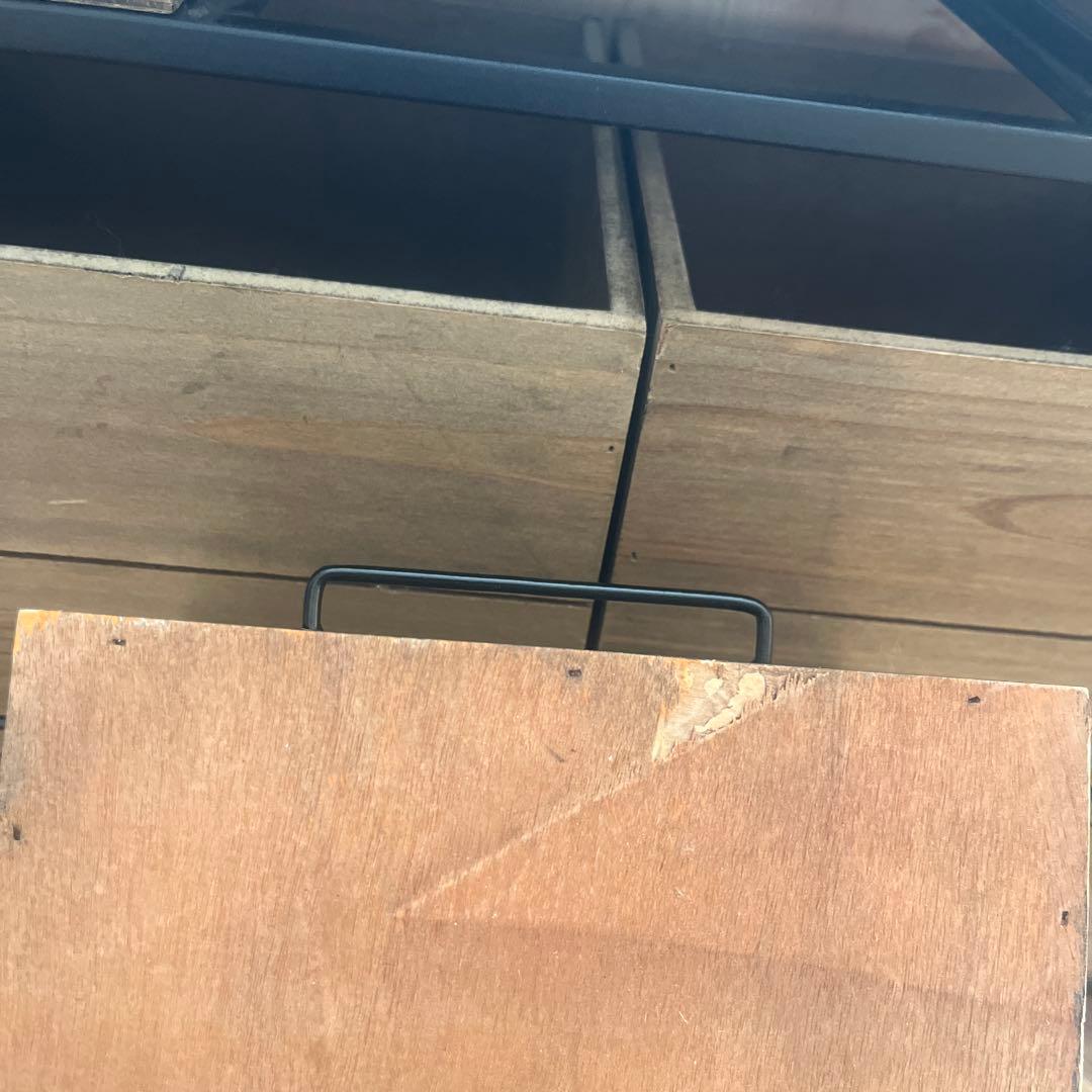 【美品】salut! サリュ アイアンウッド 5ドロワーマルチラック　おしゃれ