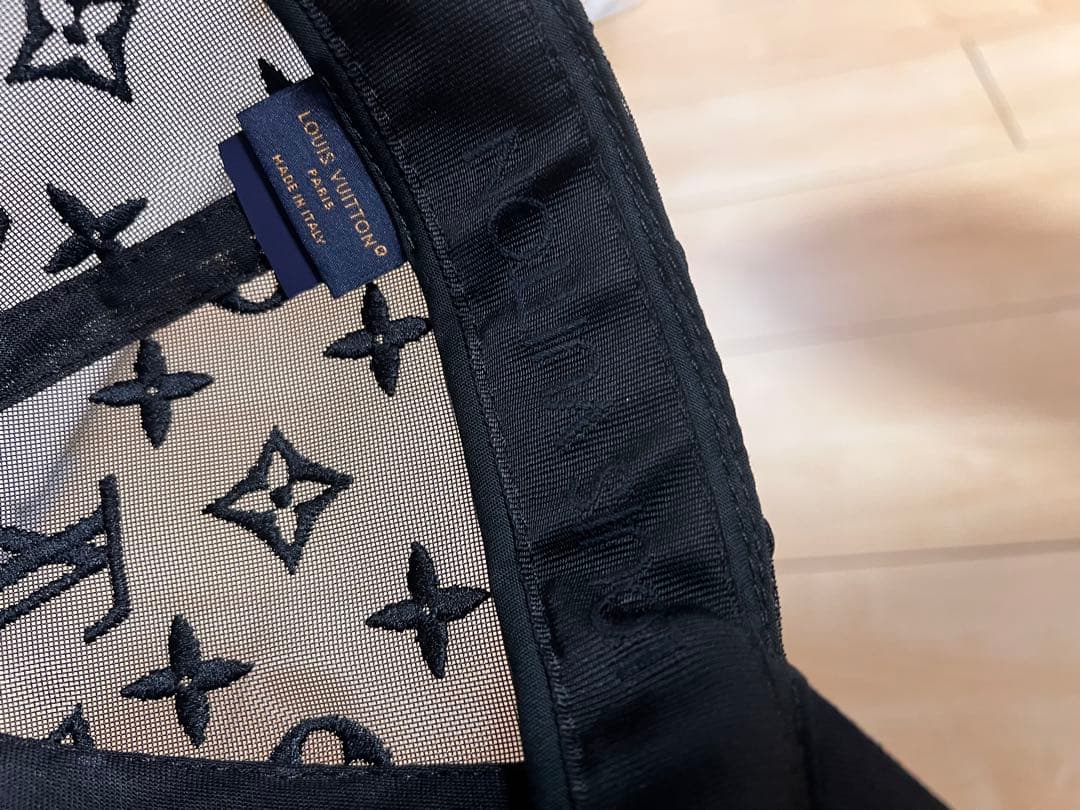 Louis Vuitton ブラック ベースボールキャップ