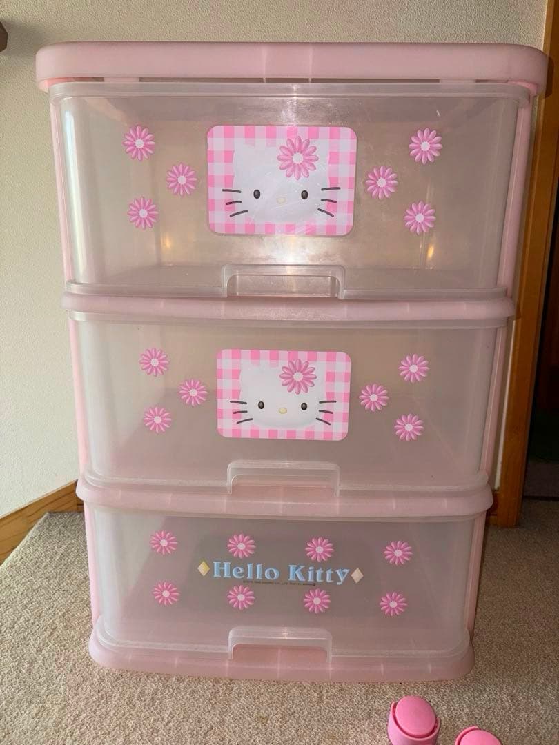 Hello Kitty 3段チェスト