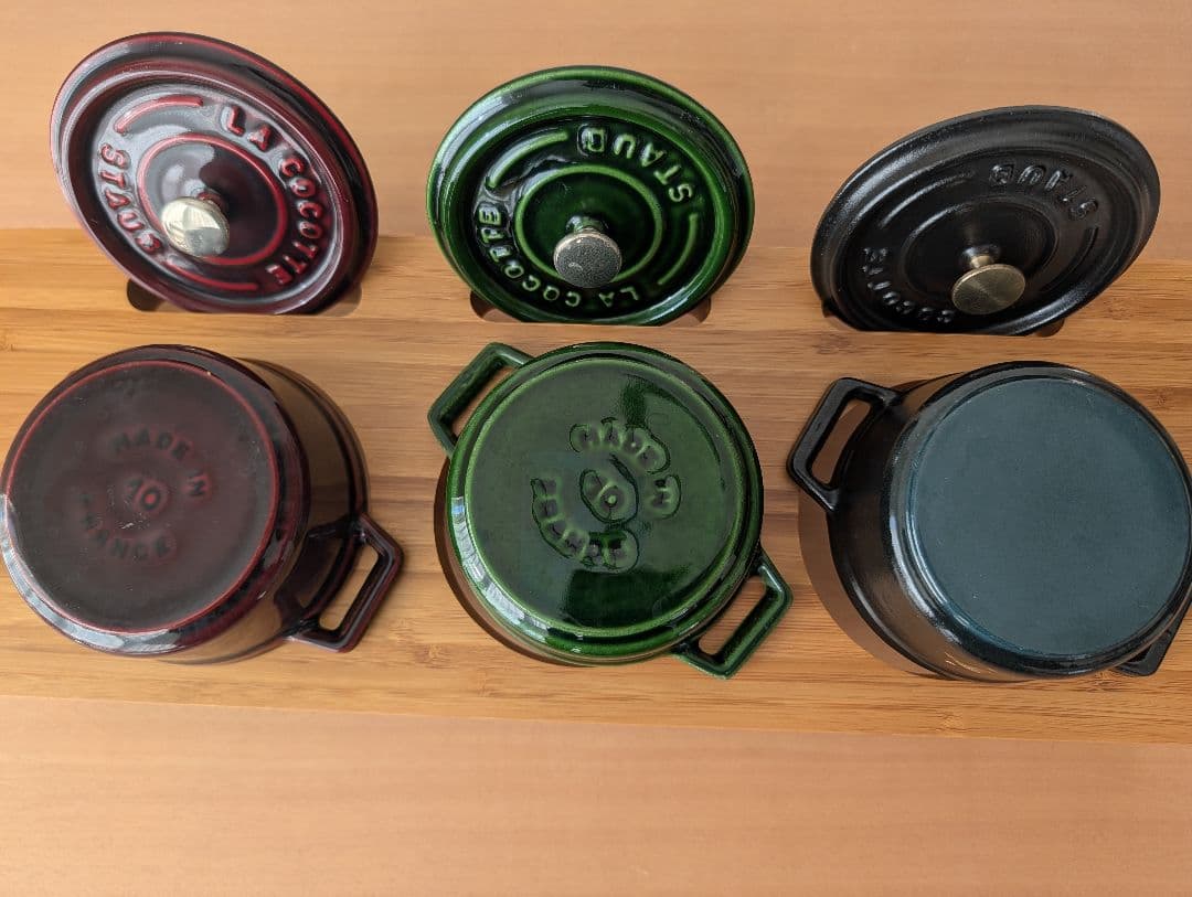 STAUB ピコココット10cm 3個(スタンド付)