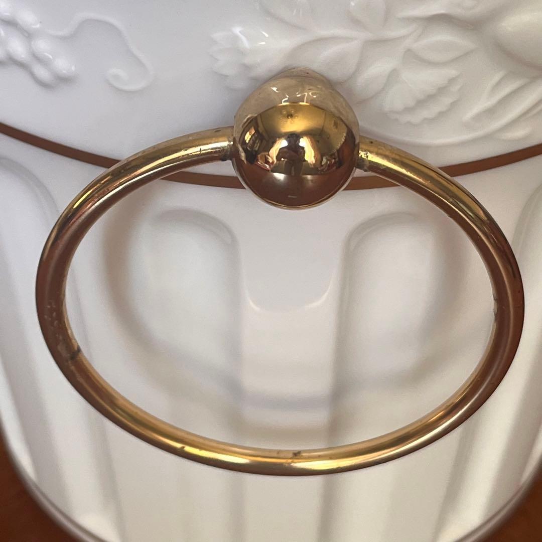 【希少品】大倉陶園★ゴールドライン★レリーフ　ワインクーラー