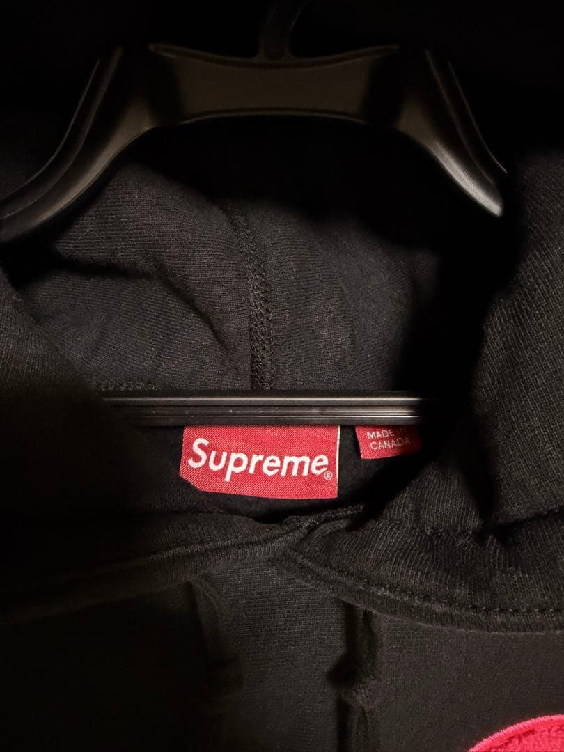 Supreme ブラック パーカー Sサイズ