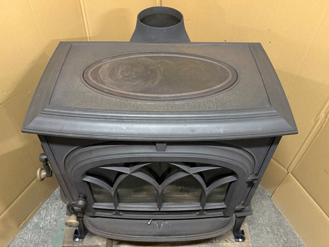 薪ストーブ ヨツール F500 黒 中古品 メンテナンス品