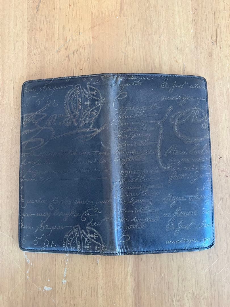 Berluti ブラックレザー 長財布