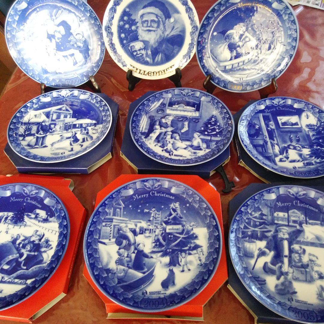 11枚ケンタッキー クリスマスイヤープレート