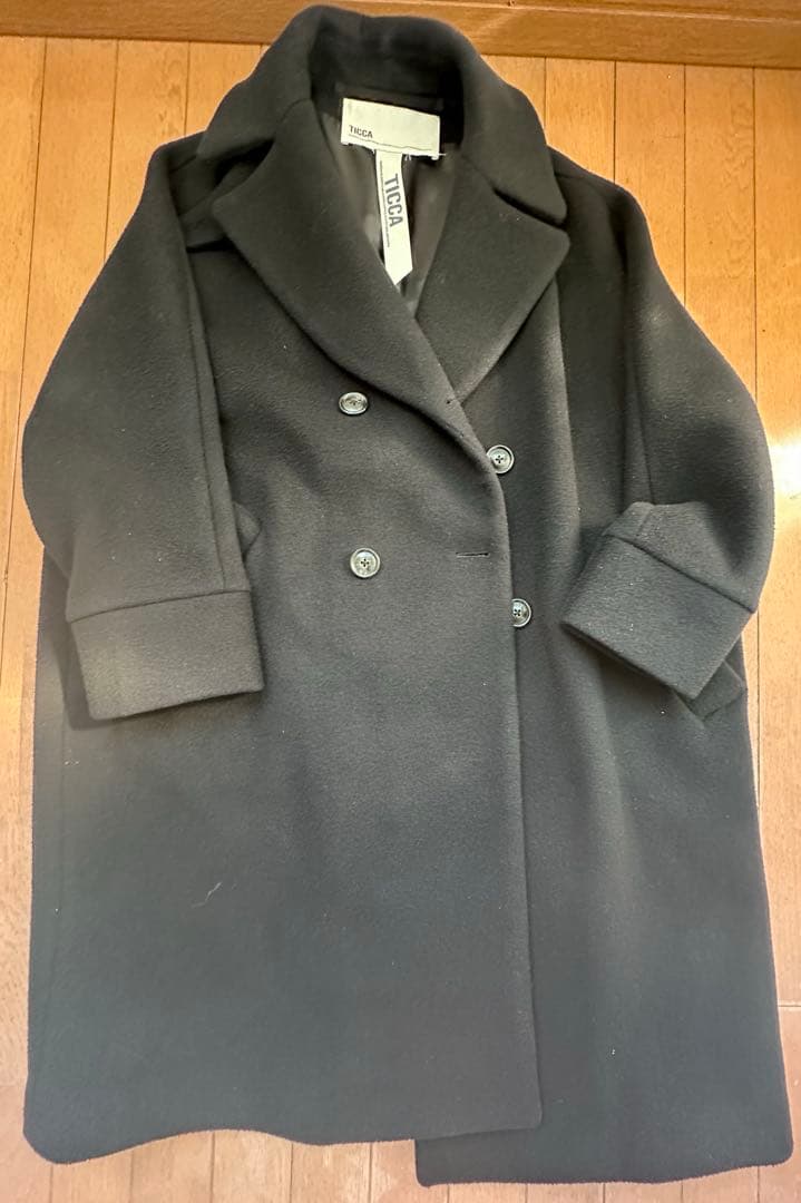 TICCA テントコート　ロング　ブラック　24AW