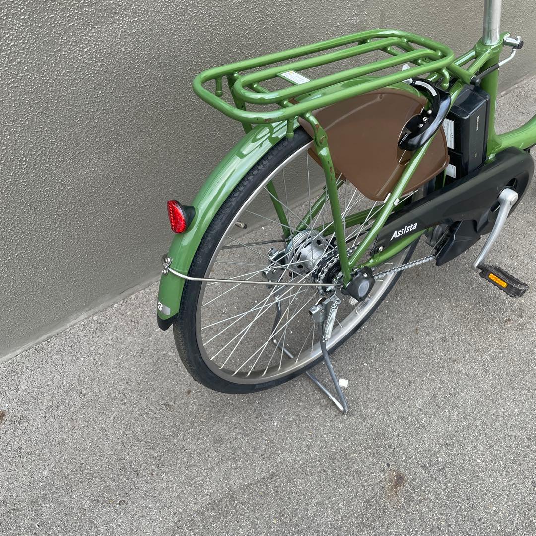 ブリヂストン電動アシスト自転車24インチ グリーン