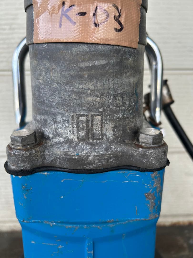 K3ツルミ水中ハイスピンポンプ KTV2-37 200V 50Hz 3.7kW