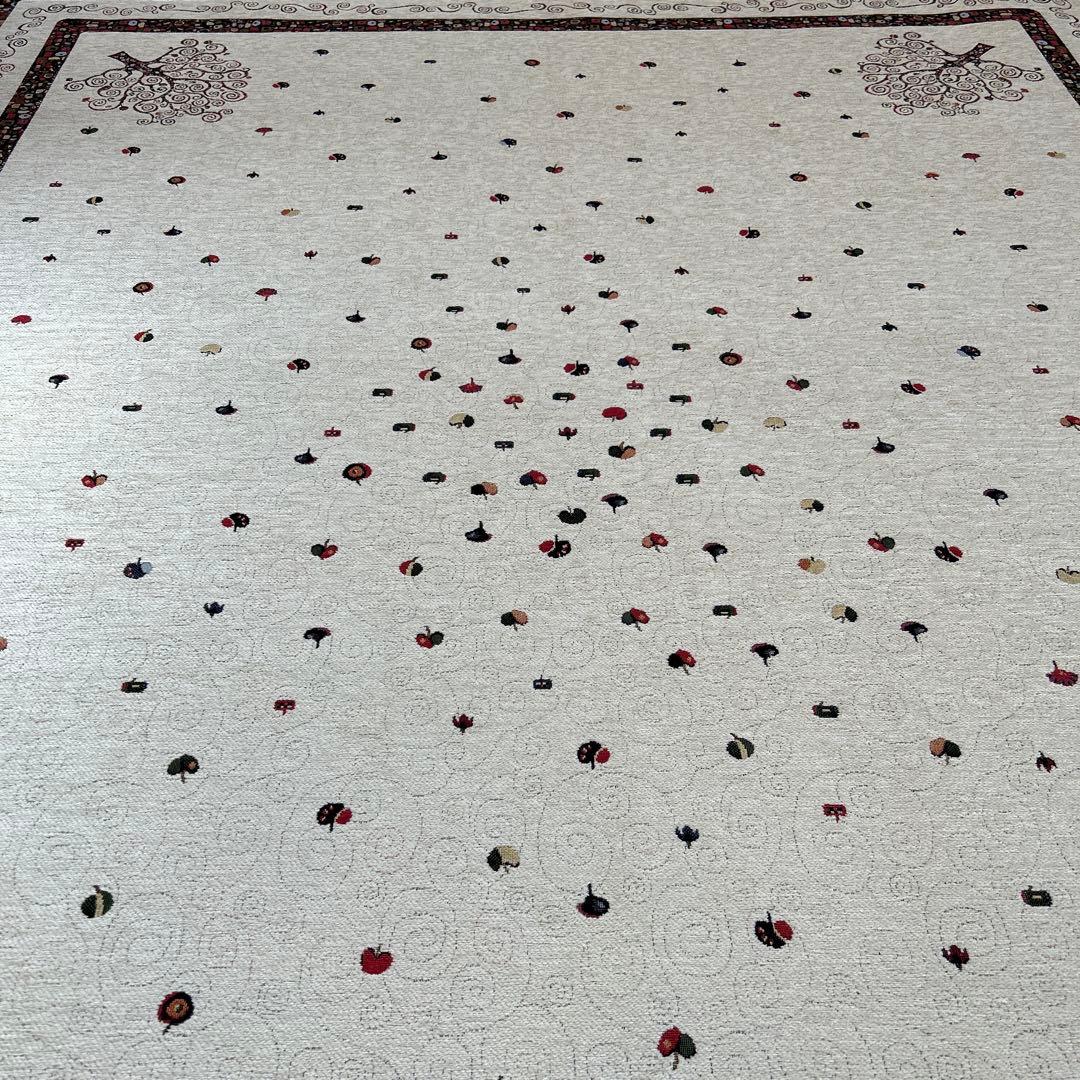 ゴブラン織シェニールラグ 200×250cm エレガント 北欧風