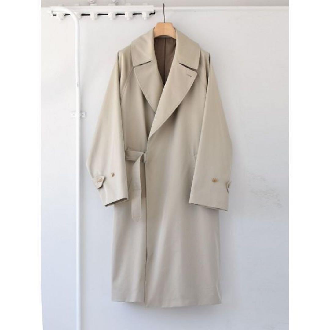 22SS comoli コットンギャバタイロッケンコート