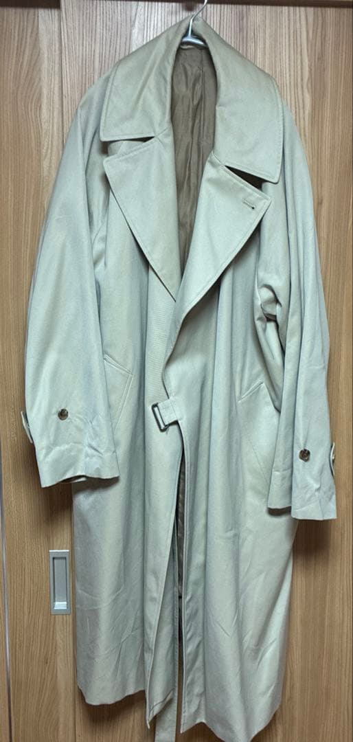 22SS comoli コットンギャバタイロッケンコート