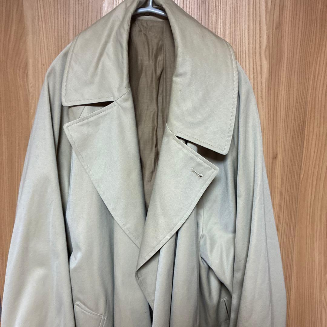 22SS comoli コットンギャバタイロッケンコート