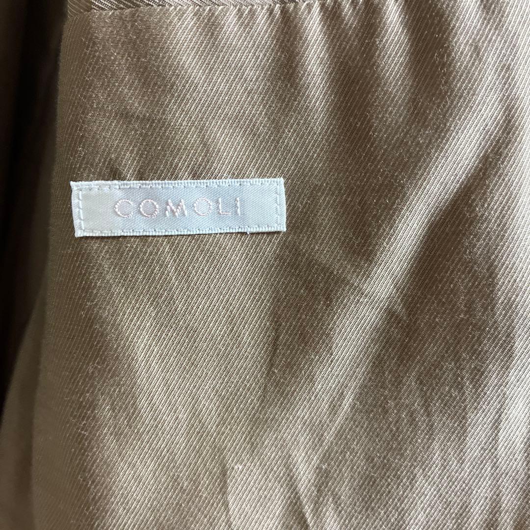 22SS comoli コットンギャバタイロッケンコート