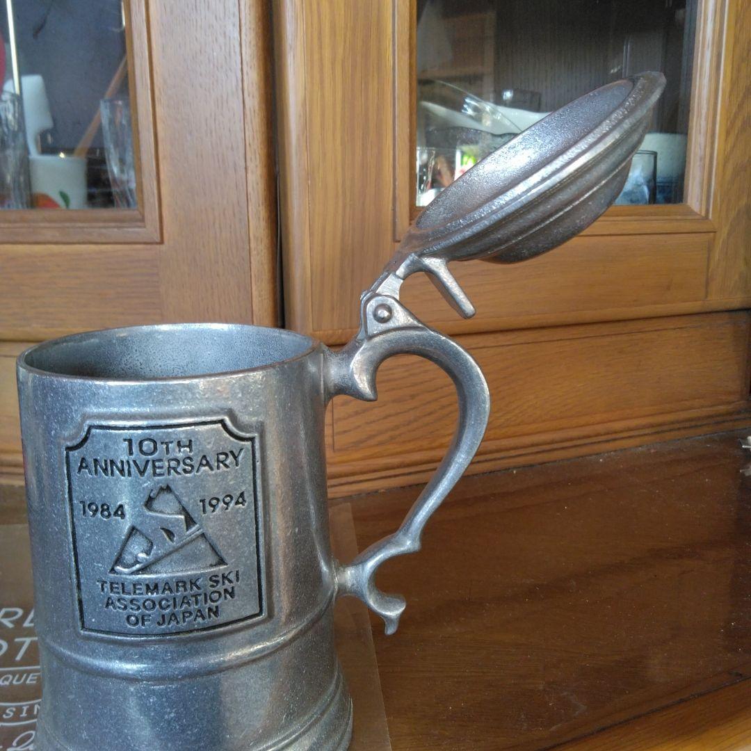 テレマークスキー協会 10周年記念マグ TAJ ピューター
