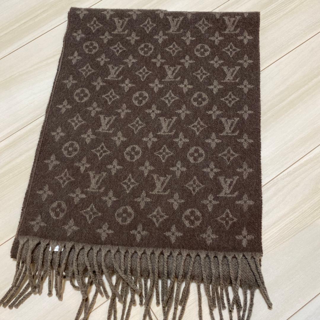 ルイヴィトン　マフラー　モノグラム　グラデーション