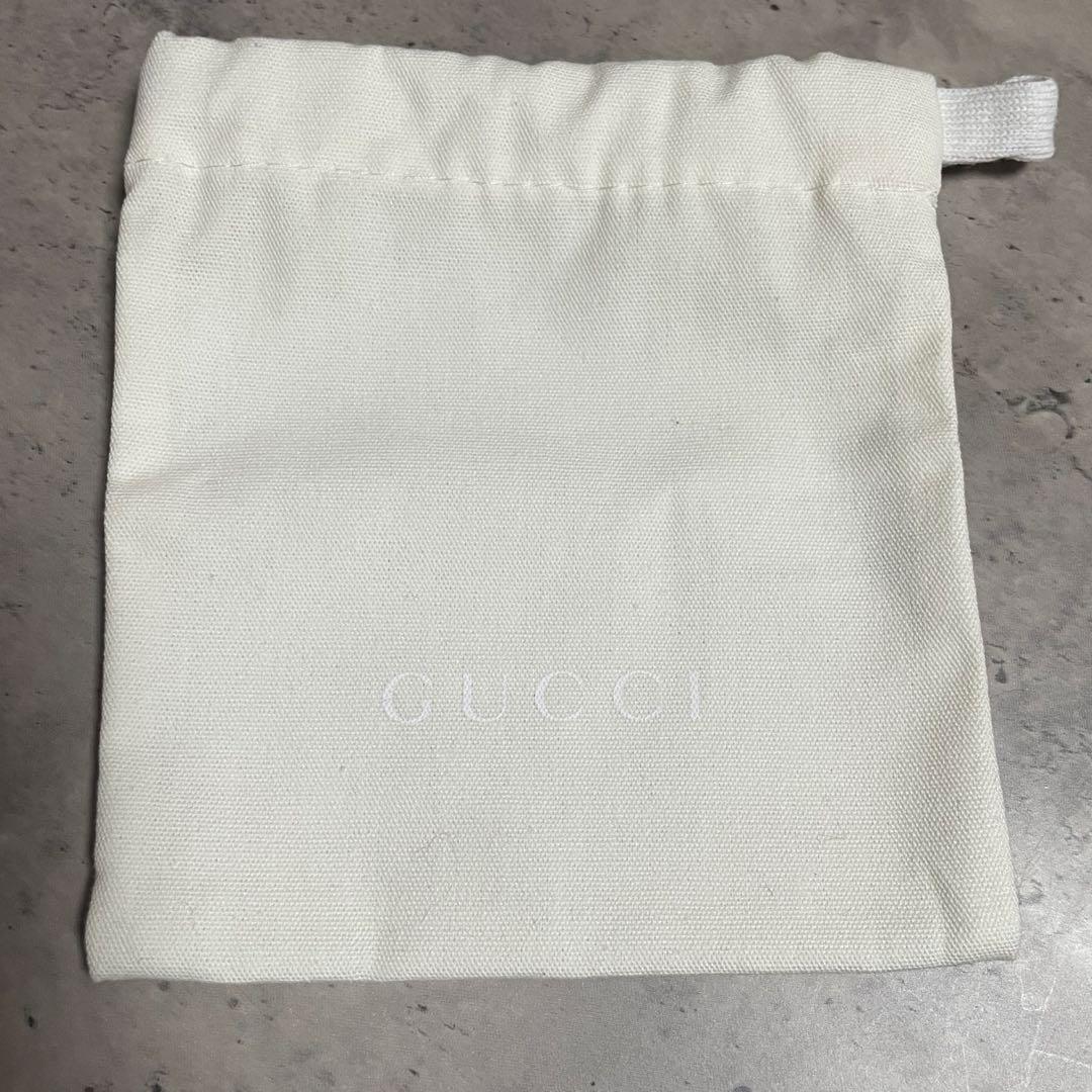 GUCCI GGモノグラム 二つ折り財布 グレー