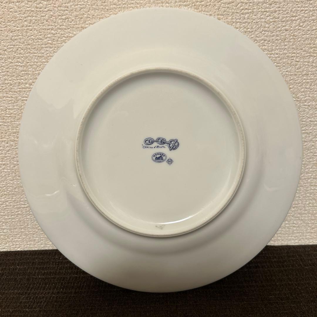 エルメス　シェーヌダンクル　ディナープレート　22.5cm