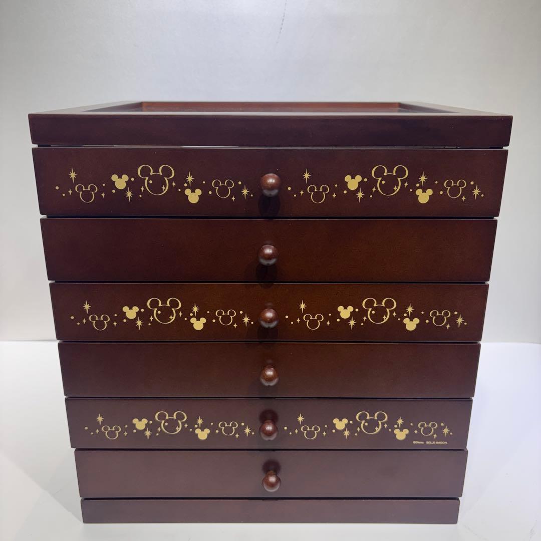 希少！新品・未使用品！ベルメゾン ディズニー アクセサリーケース 6段