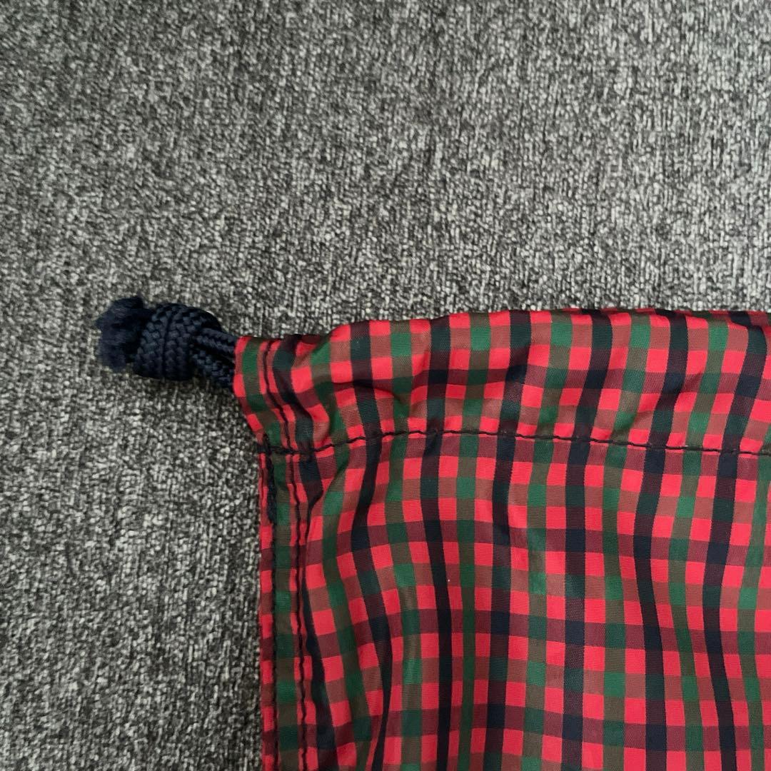 familiar ファミリア　マザーズバッグ ネイビー 赤チェック柄