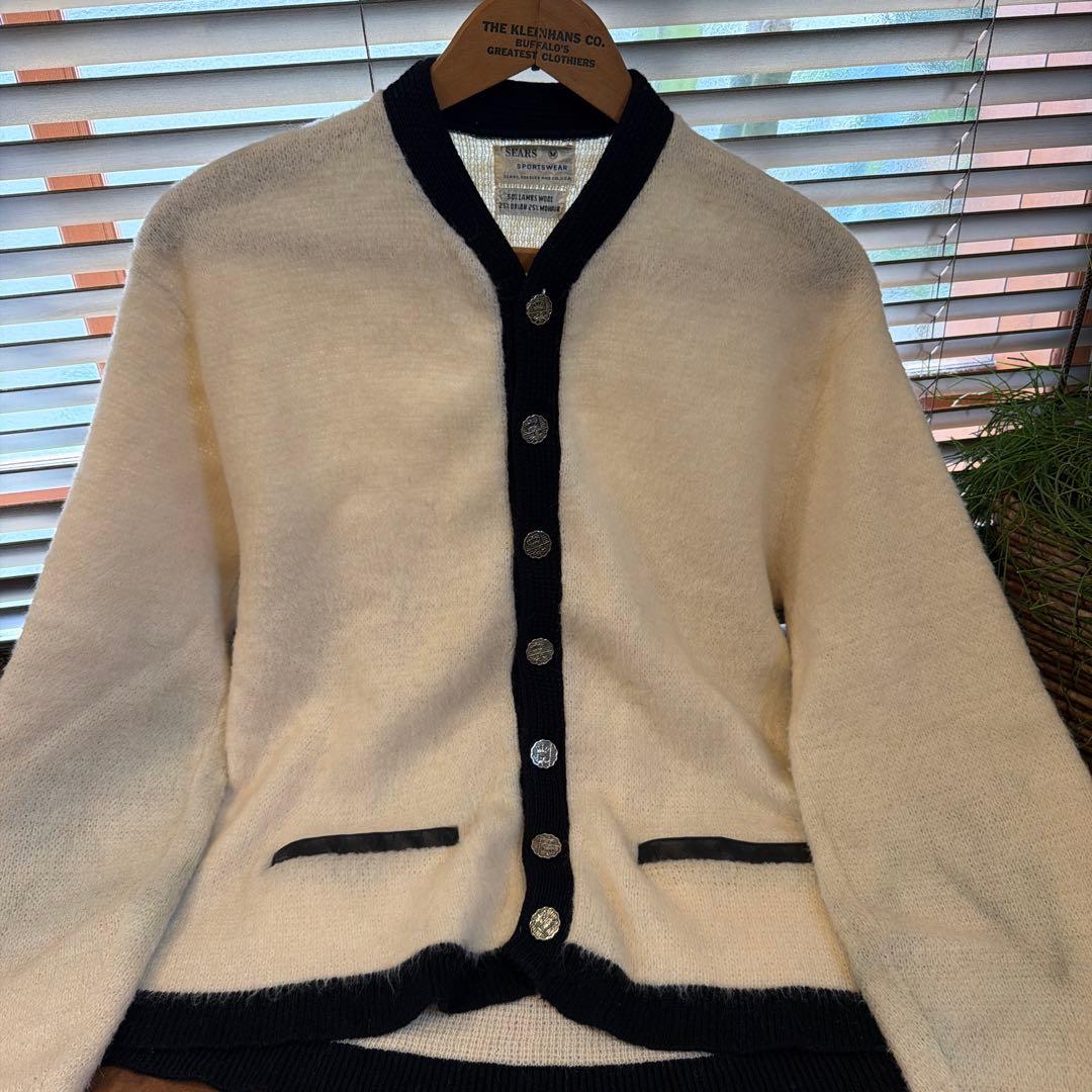 60s sears シアーズ ヴィンテージ モヘアカーディガン USA製