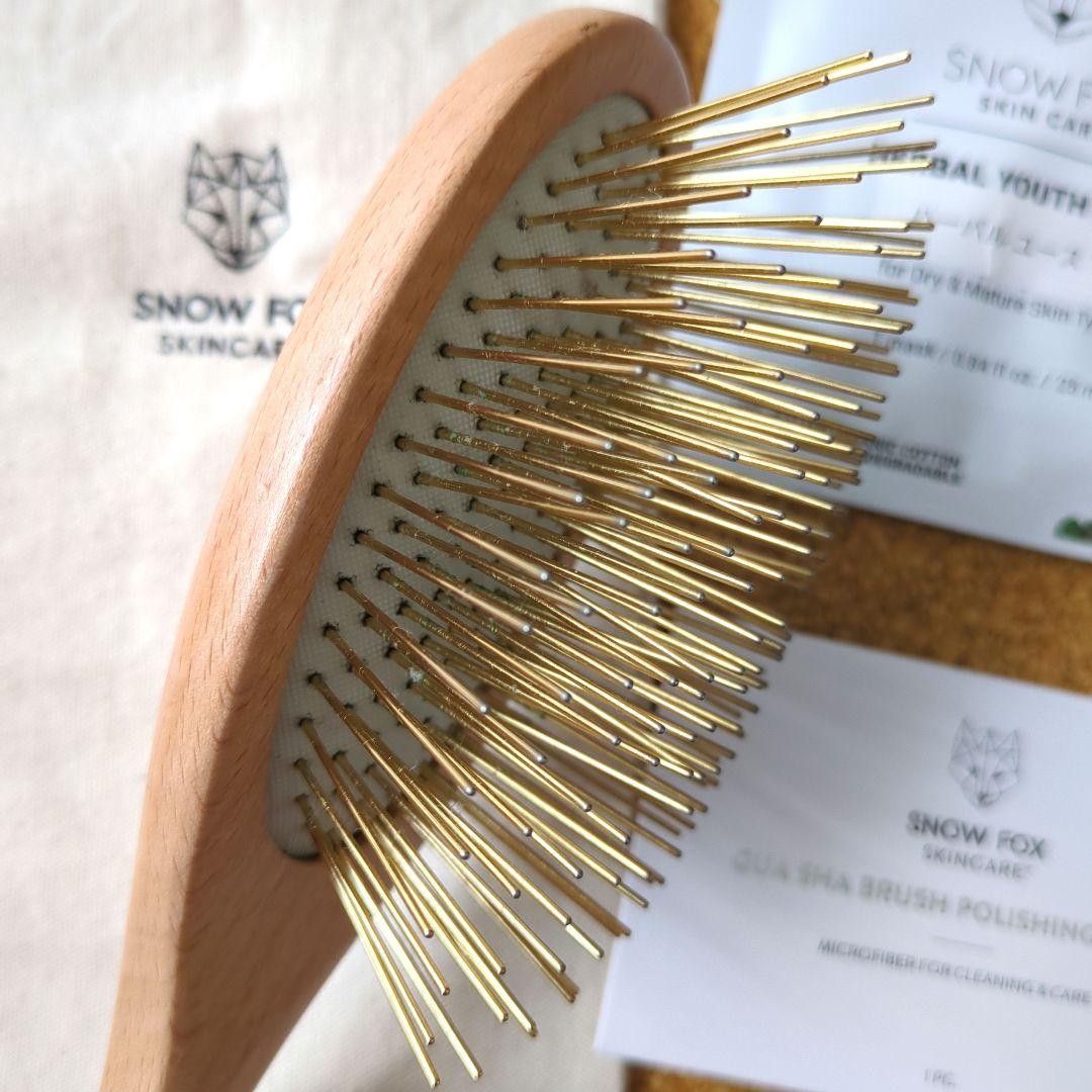 スノウフォックス FOX プレミアム スカルプ ブラシ ヴィーガン