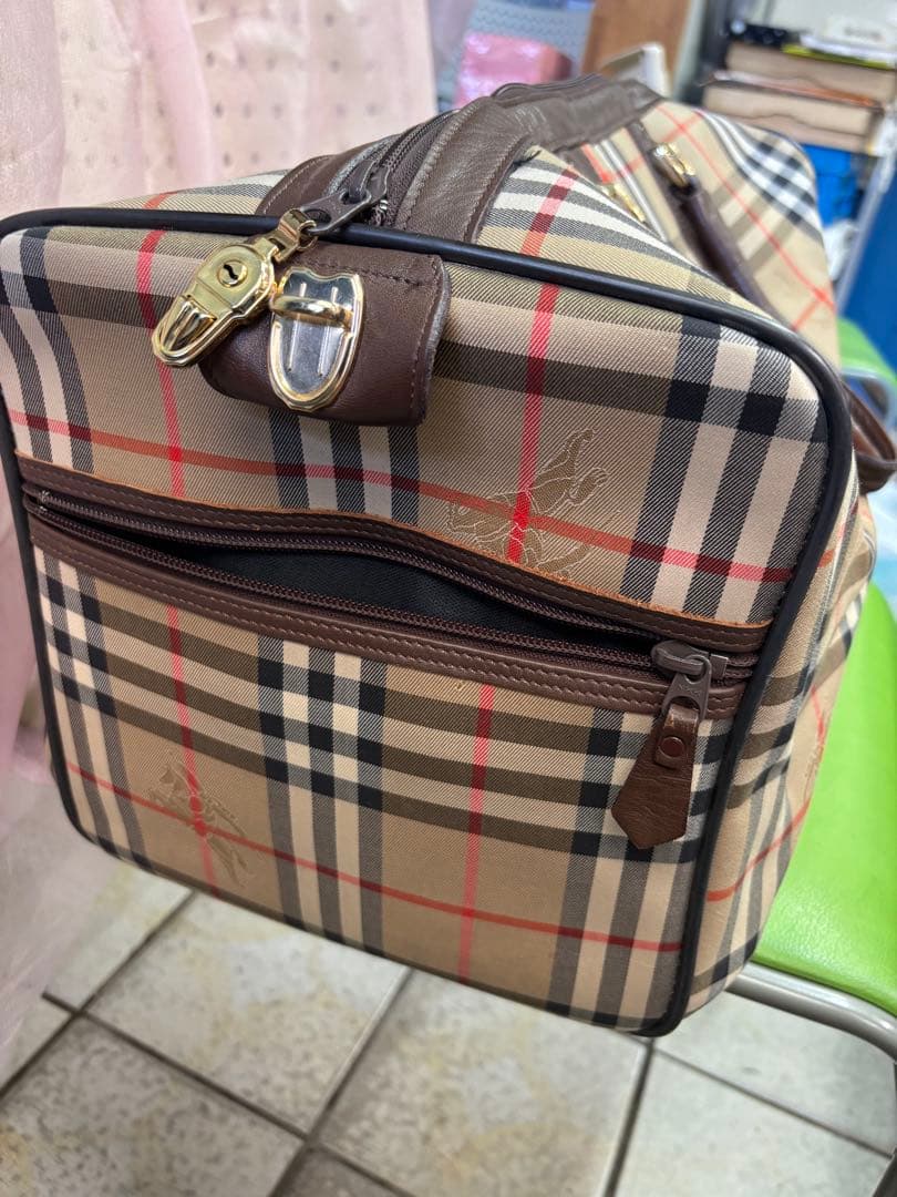 Burberrys ボストンバッグ チェック柄