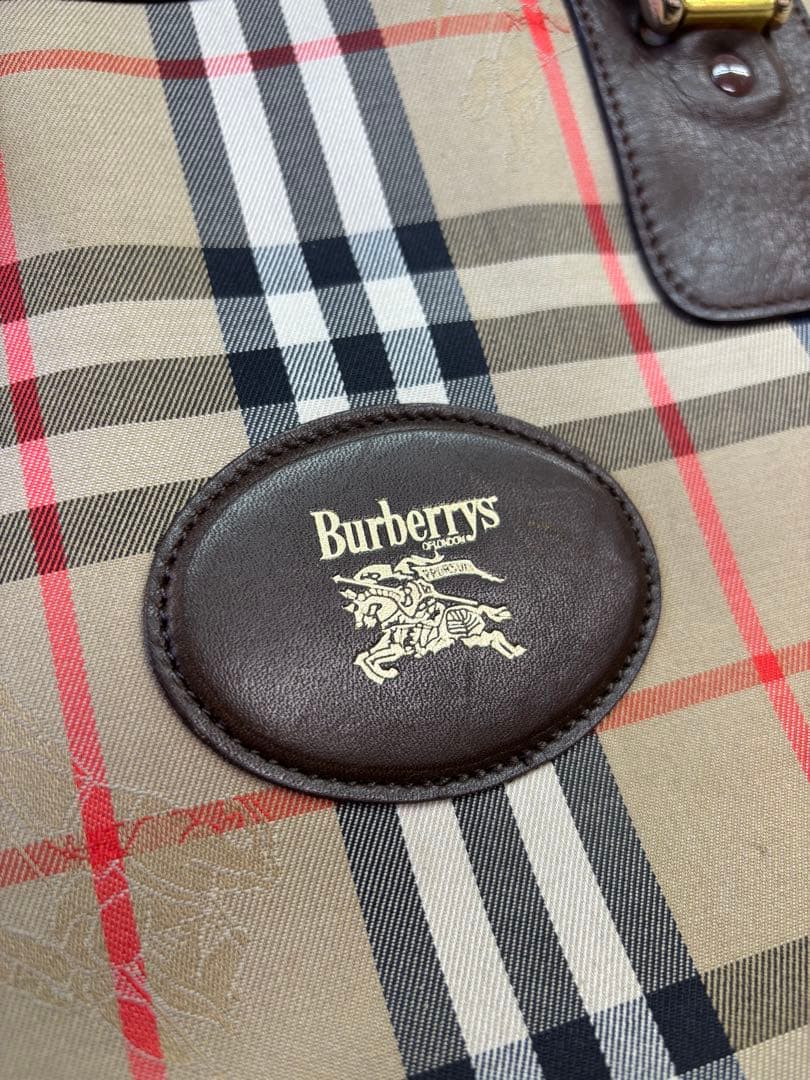Burberrys ボストンバッグ チェック柄
