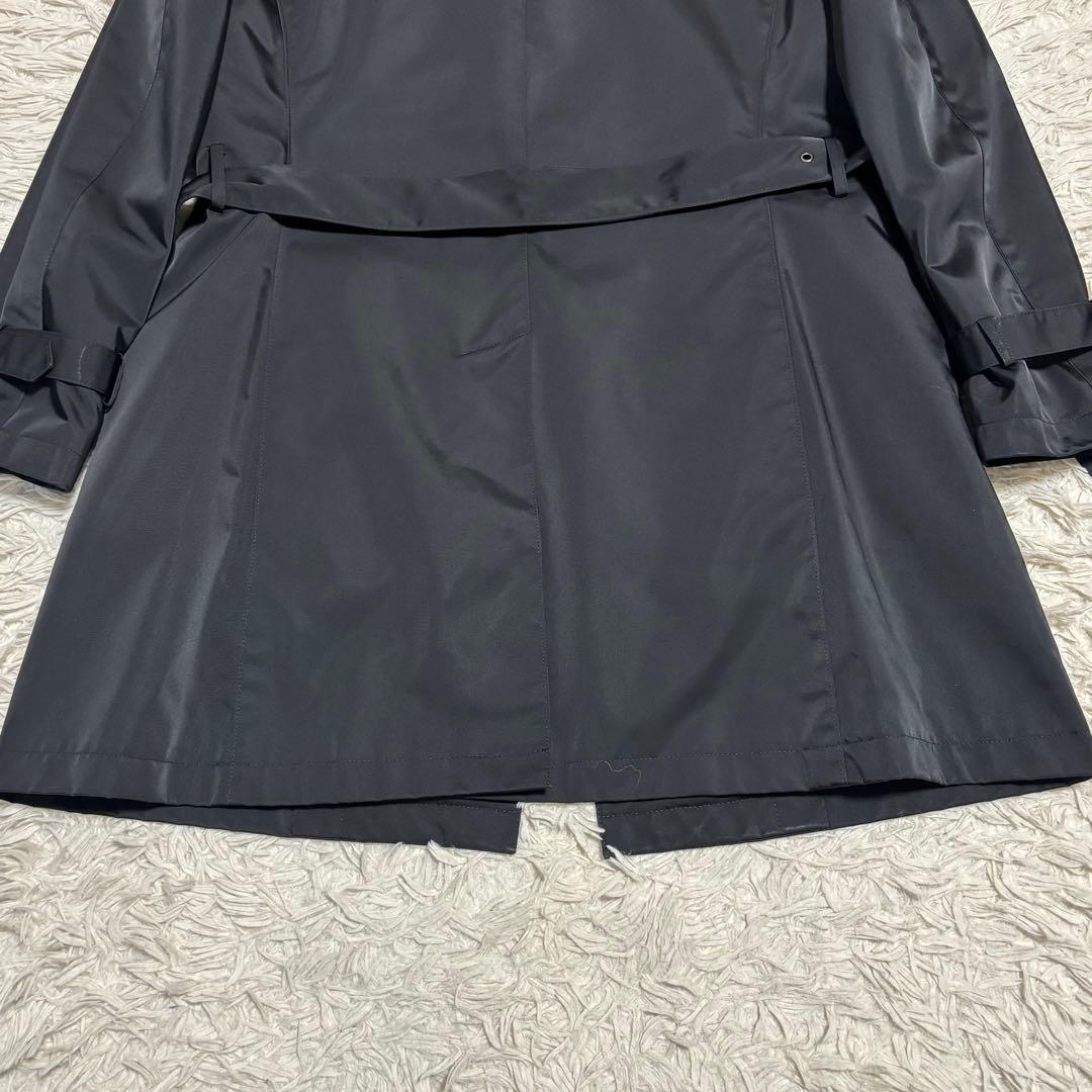 バーニーズニューヨーク トレンチコート キルティングライナー L ブラック