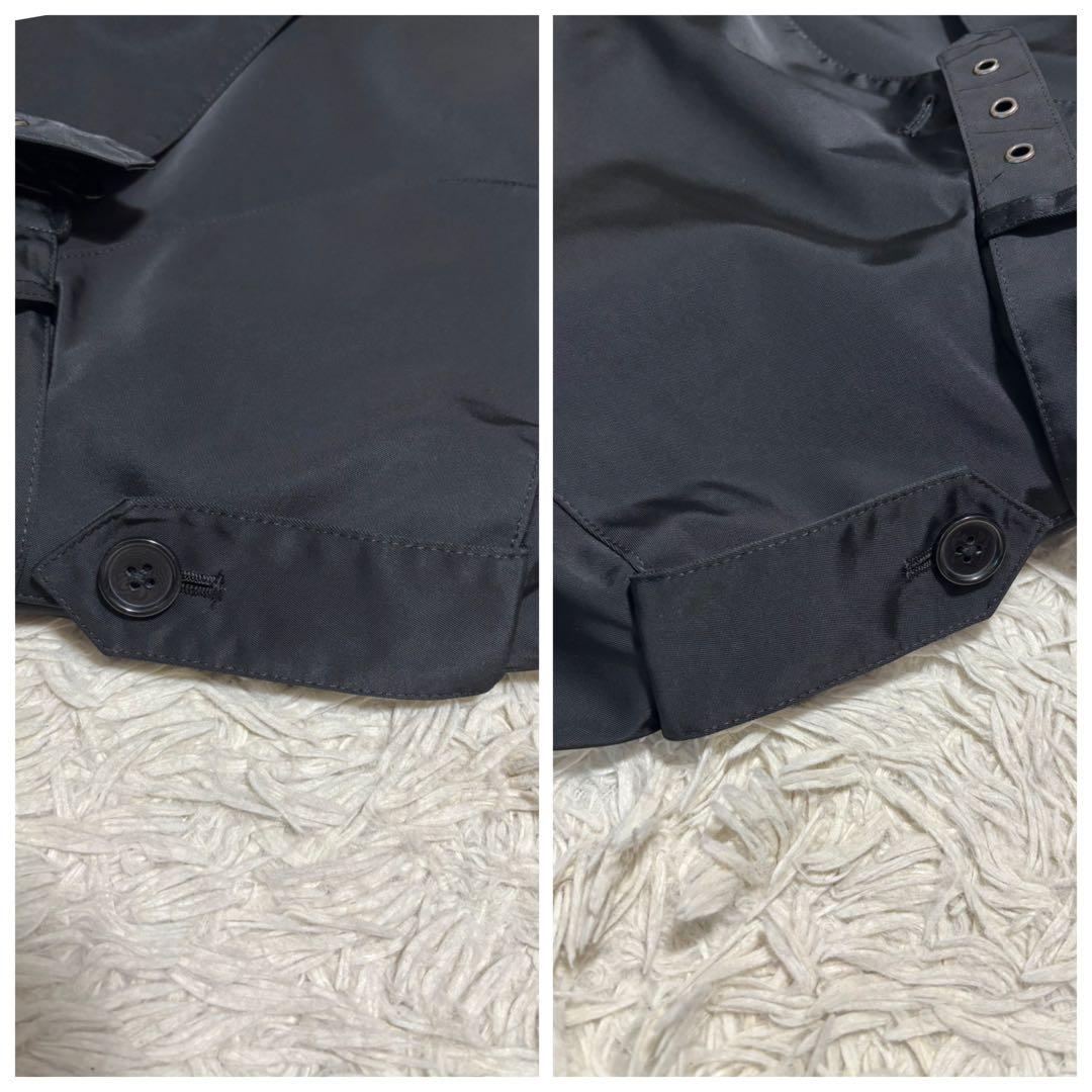 バーニーズニューヨーク トレンチコート キルティングライナー L ブラック