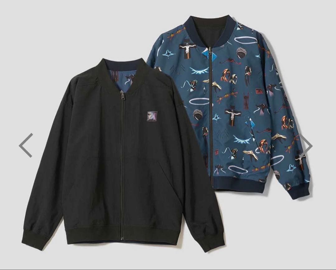 【グラニフ】新世紀エヴァンゲリオン 「終わる世界」｜リバーシブルブルゾン