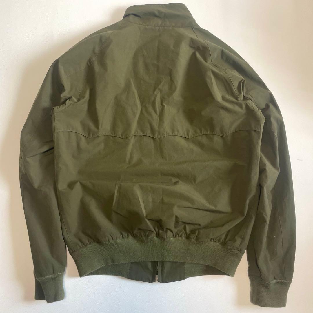 美品【バラクータ】スイングトップ ジャケット カーキ チェック 赤 38