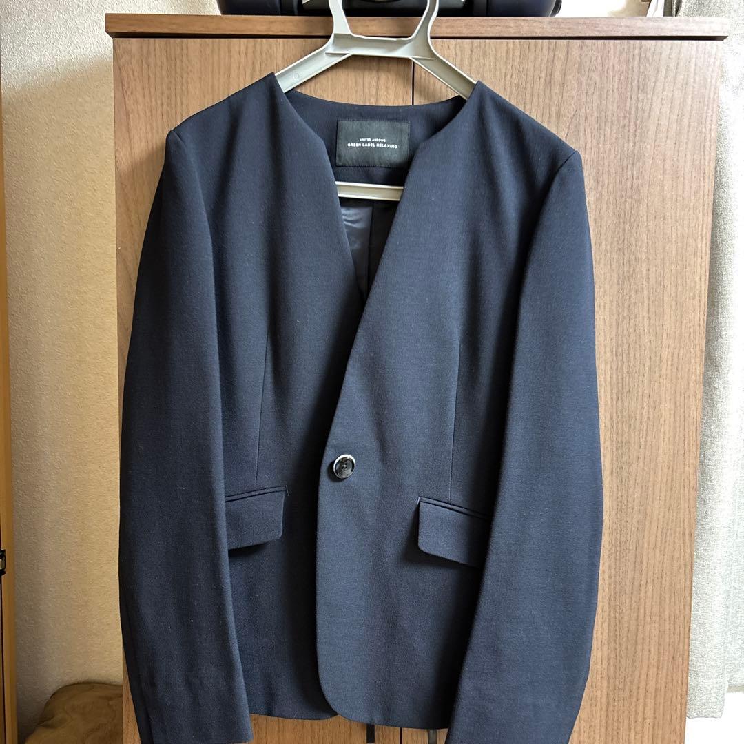 GREEN LABEL RELAXING ビジネスジャケット ネイビー