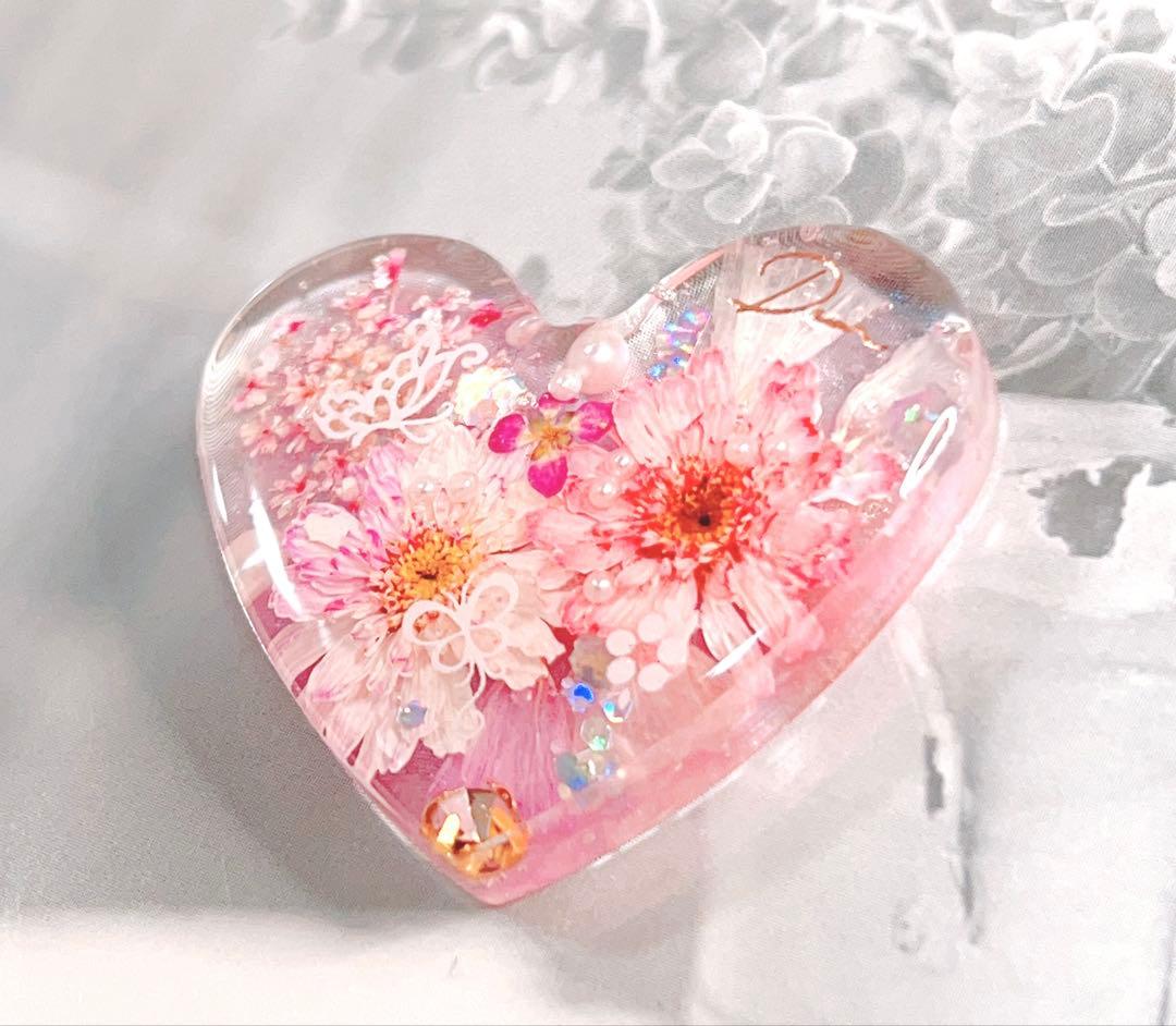 レジンヘアゴム・ポニーフック・ブローチ・ネックレス・ホルダーNo.862