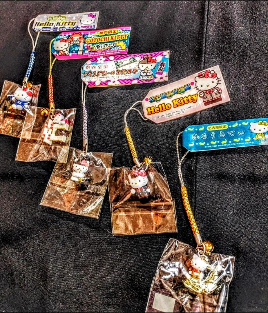 ハローキティ 根付キティ ご当地ストラップ ご当地キティ ファスナーマスコット