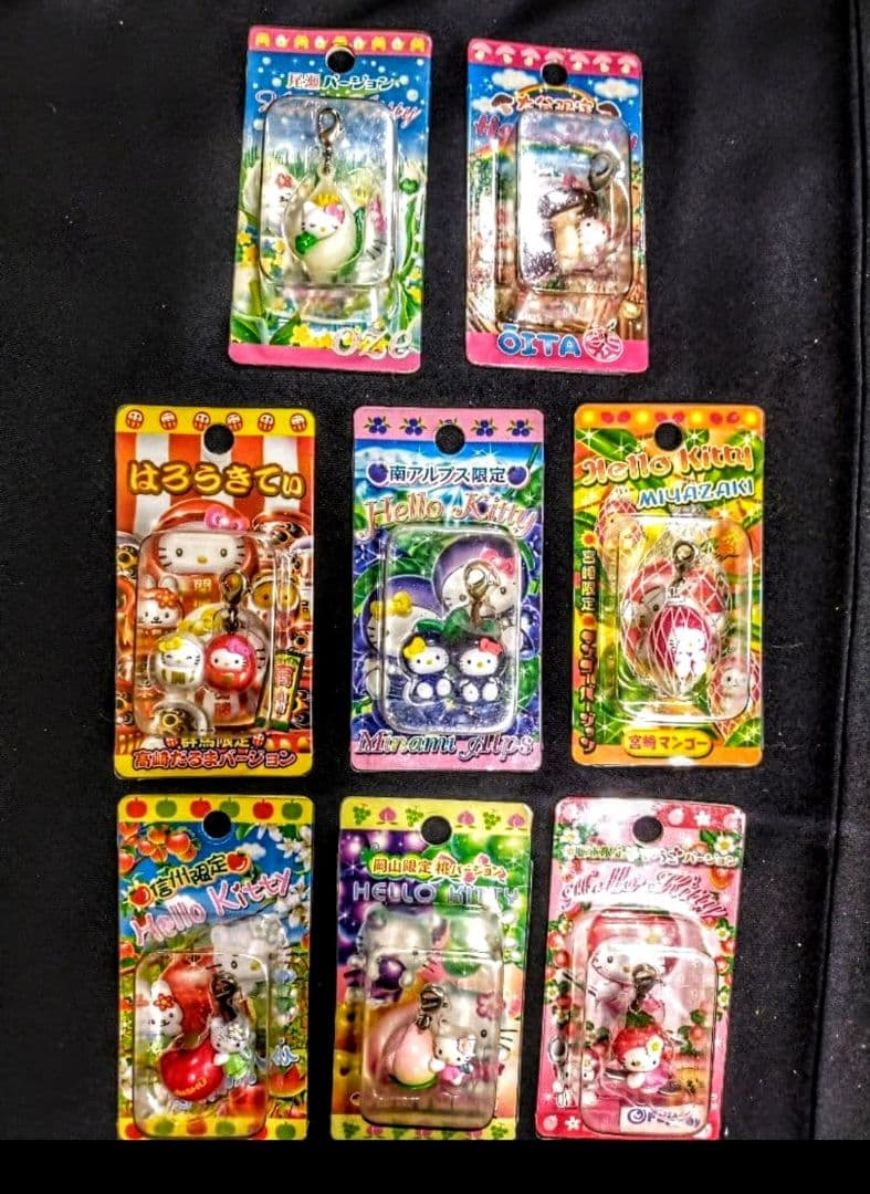 ハローキティ 根付キティ ご当地ストラップ ご当地キティ ファスナーマスコット