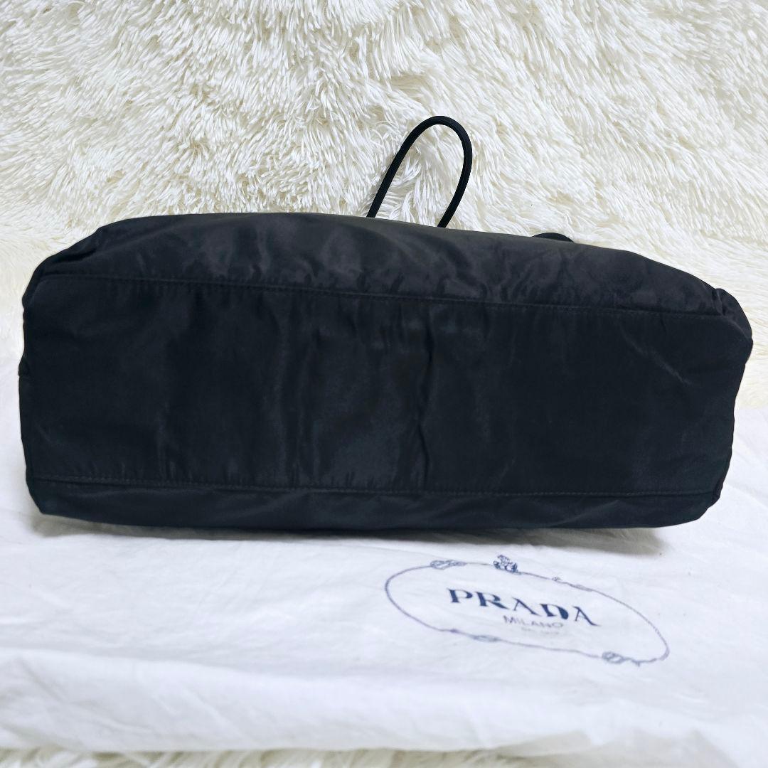 もっさん様✨ プラダ トートバッグ A4 ブラック ナイロン 三室 ゴールド