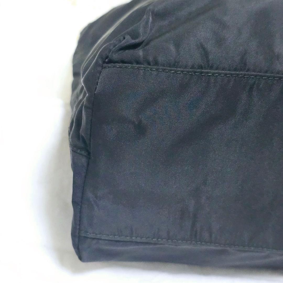 もっさん様✨ プラダ トートバッグ A4 ブラック ナイロン 三室 ゴールド