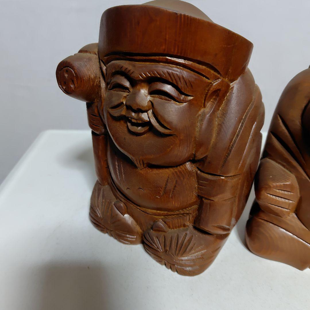 本物木製大黒様です。