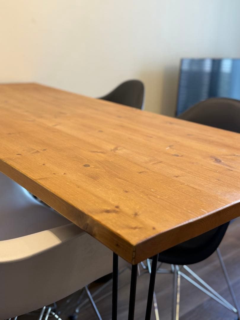 LOWYA 木目調ダイニングテーブル 160*70*75cm