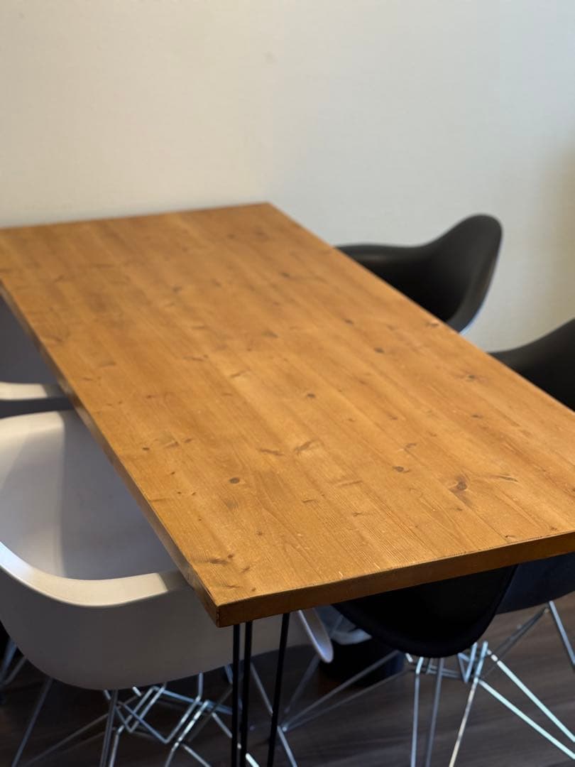 LOWYA 木目調ダイニングテーブル 160*70*75cm