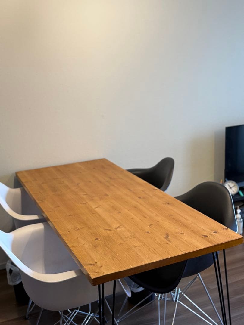 LOWYA 木目調ダイニングテーブル 160*70*75cm