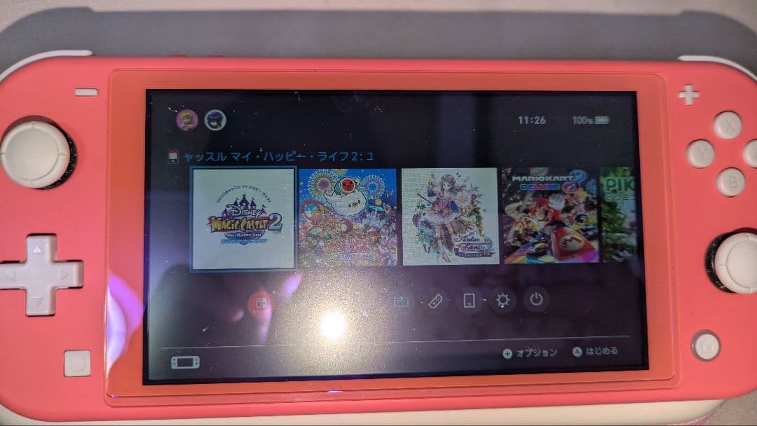 Nintendo Switch Lite ピンク ソフト1点・付属品付き