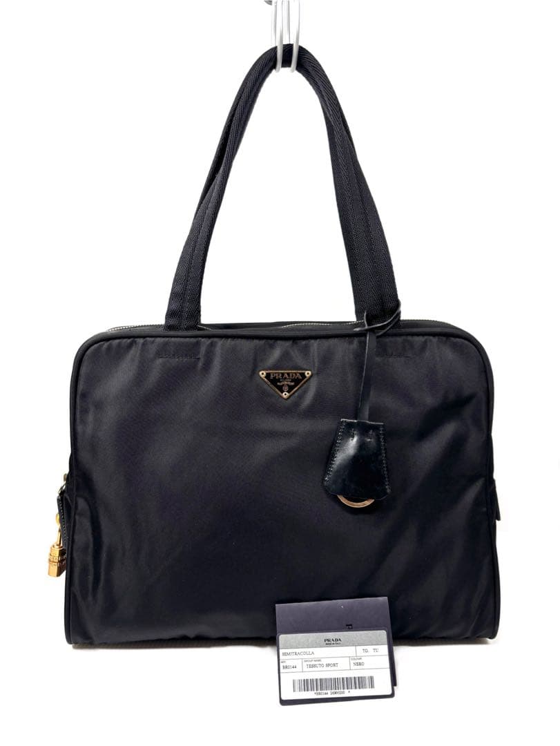 PRADA/プラダ　TESSUTO/テスート　トートバッグ　NERO(ブラック)