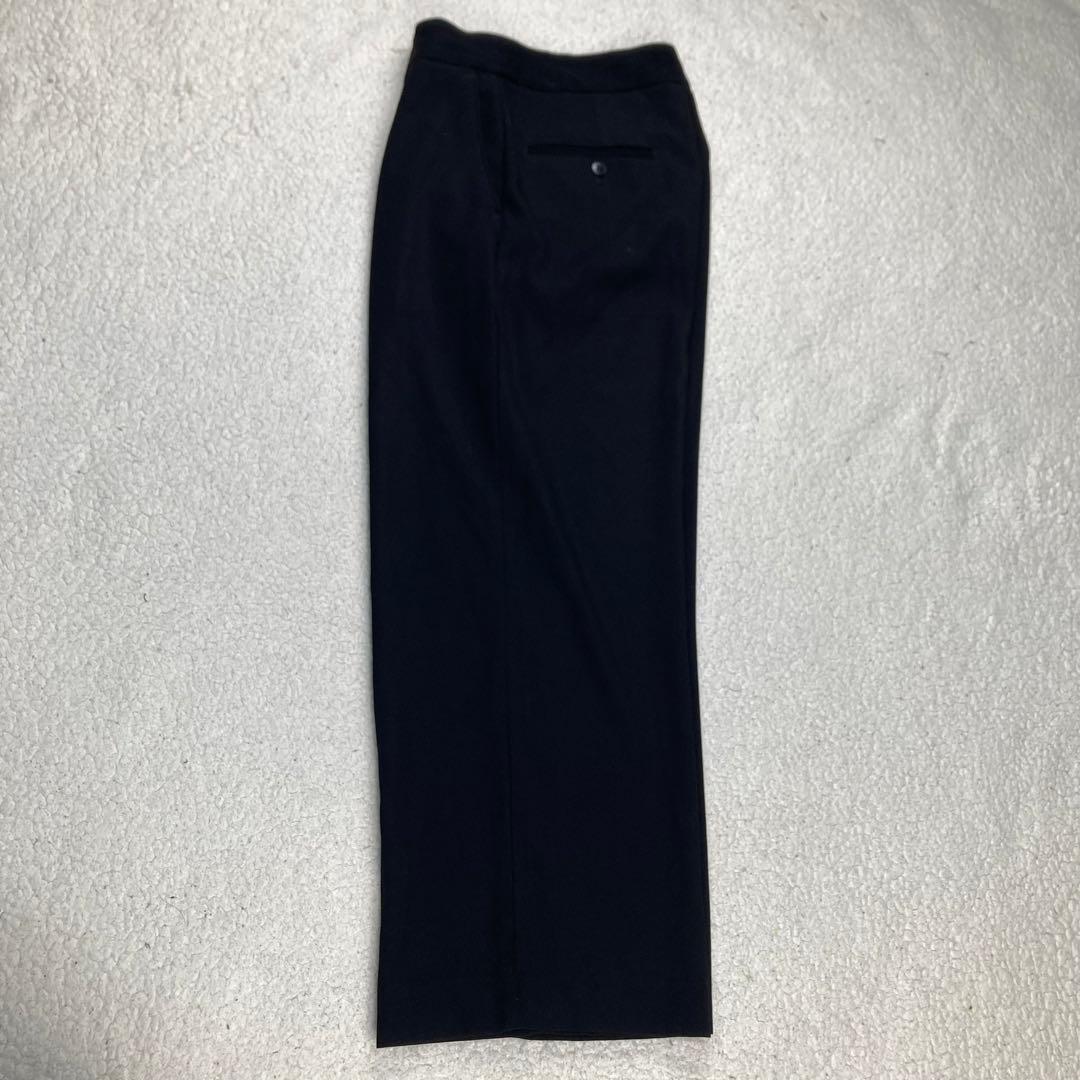 23区 ノーカラージャケット PLST ワイドパンツ セットアップ 濃紺 黒