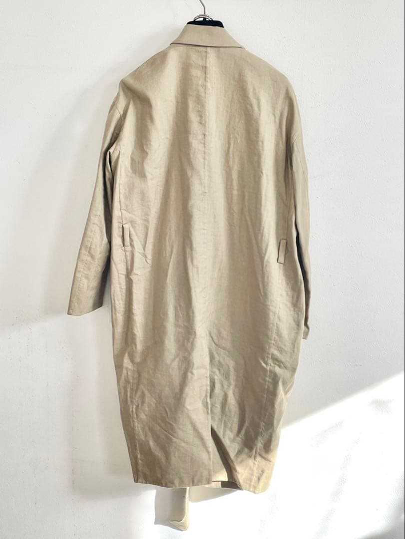 希少✨オールドセリーヌ フィービー期 リネン ロングコート ガウン ベージュ36